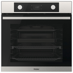 Haier 60cm 500 Series 12 Function Pyrolytic Built-in Oven with Air Fry Stainless Steel HWO60S12EPX5 hero image