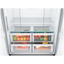 Westinghouse 564L French Door Fridge with Plumbed Water Dispenser and Ice Maker Matte Charcoal Black WQE5750BB hero image