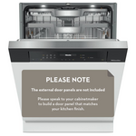 Miele Semi-Integrated XXL Dishwasher with AutoDos - Obsidian Black Fascia G7719SCIXXLOBSW hero image