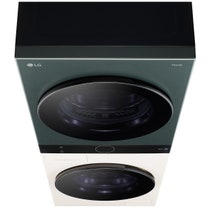 LG 12kg/9kg WashTower All-In-One Stacked Washer Dryer Forest Green and Beige WWT-1209FGB hero image