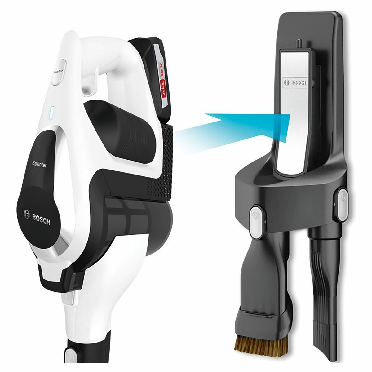 Bosch BBS1224AU Rechargeable Vacuum Cleaner Unlimited Serie 8 White Appliances Online