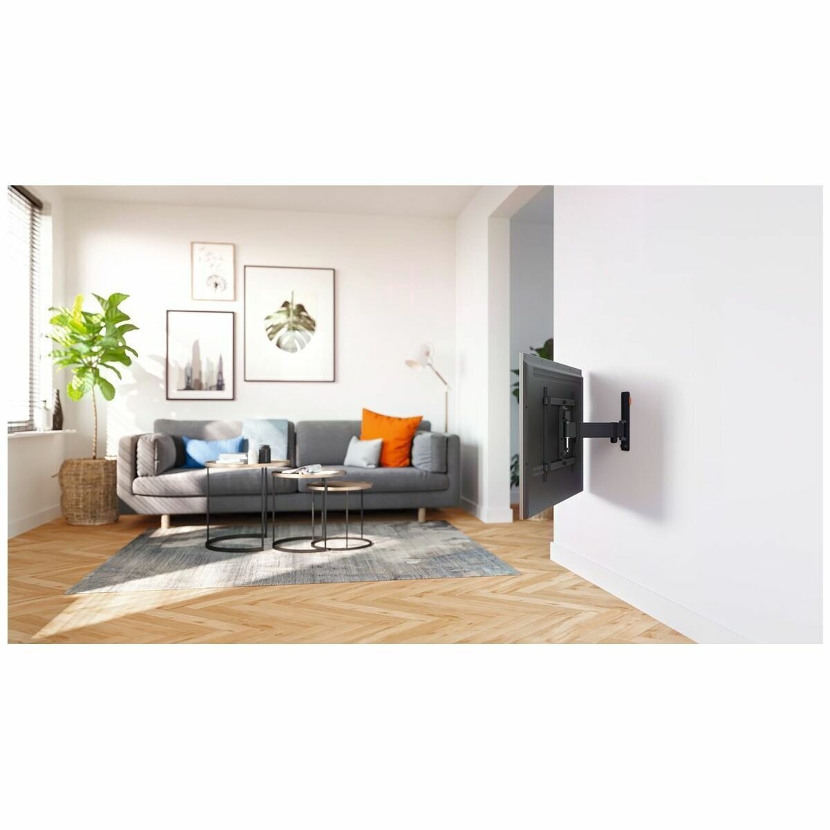 Vogel's Large Full-Motion TV Wall Mount - Black TVM3625B hero image