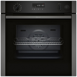 NEFF 60cm Pyrolytic Slide & Hide Oven with AddedSteam-Graphite Grey - B5AVM7AG7A hero image