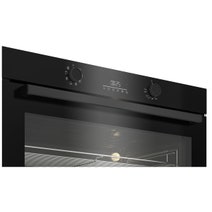 Beko 90cm Twin Fan Multifunction Built in Oven Dark Stainless Steel BBOB91271MDX hero image