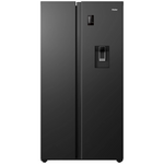 Haier 523L Series 300 Side-by-Side Fridge Non-Plumbed Water Dispenser Black HRF523XHG hero image