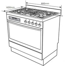 Westinghouse WFE946SB 90cm Freestanding Electric Oven/Stove hero image