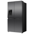 Hisense 640L PureFlex Quad Door Refrigerator with Non-Plumbed Ice and Water Dispenser Dark Stainless Steel  HRCD640TBW image NaN