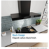 Bosch 90cm Series 4 Canopy Rangehood Matt Black DWB95CC60A image NaN