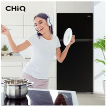 CHiQ 515L Top Mount Matte Black Frost Free Fridge CTM514NB hero image