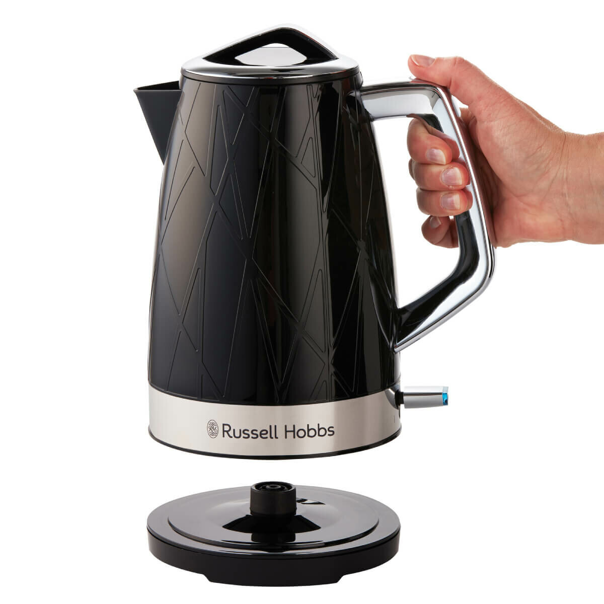 Russell Hobbs Structure Kettle Black RHK332BLK hero image