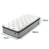 Zinus 30cm Single Support Plus Pocket Spring Mattress AU-MSSPGR-12S image NaN