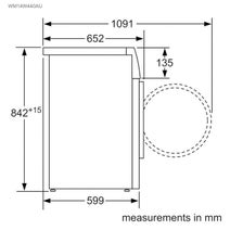 Siemens 8kg/8kg Laundry Package WM14W440AUWT46G400AU hero image