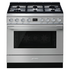 Smeg 90cm Portofino Freestanding Dual Fuel Oven/Stove  Stainless Steel CPF9GPXA  image NaN