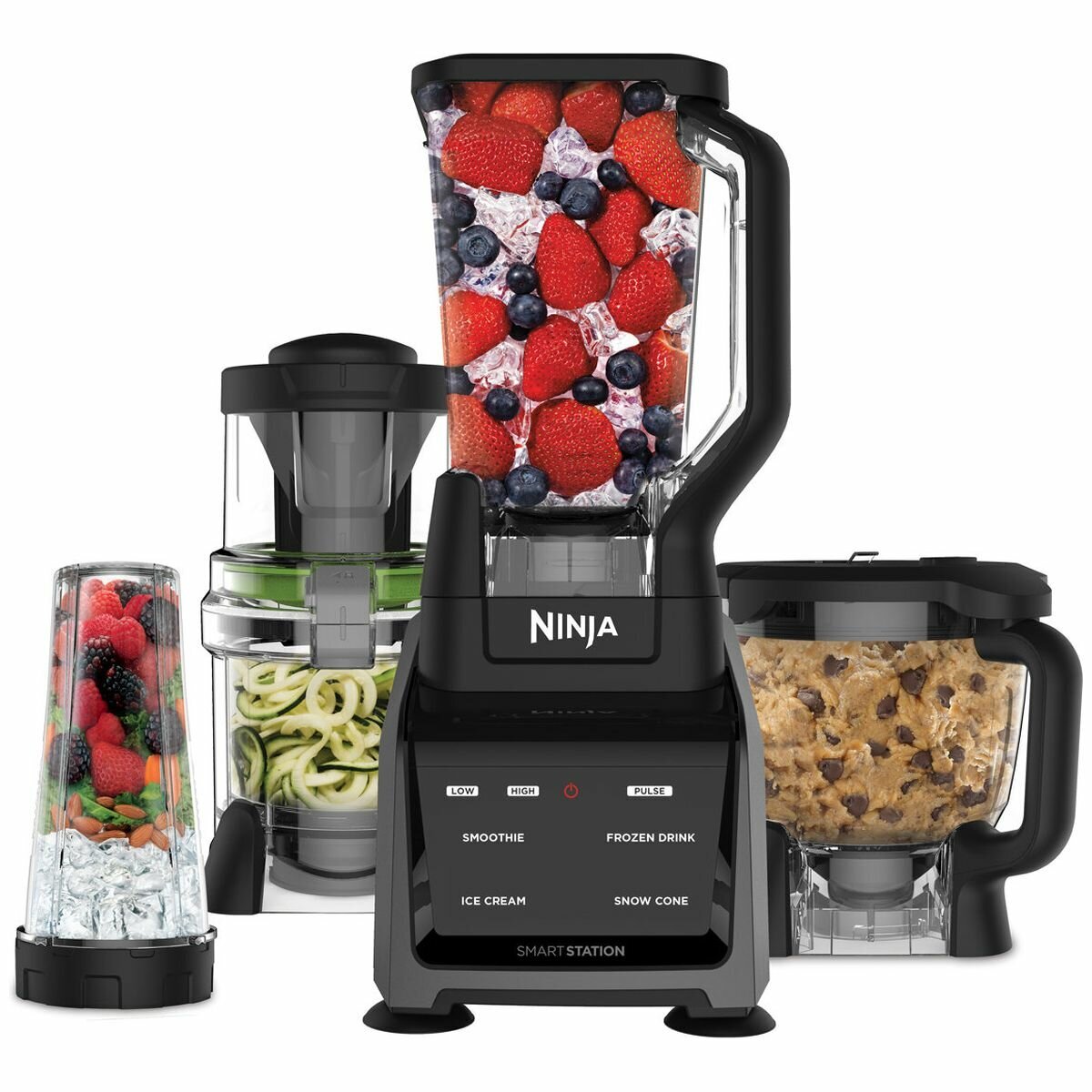 Ninja Intelli-Sense Kitchen System (Blender, Single-Serve Cup, Food  Processor & Spiralizer) – CT682SP