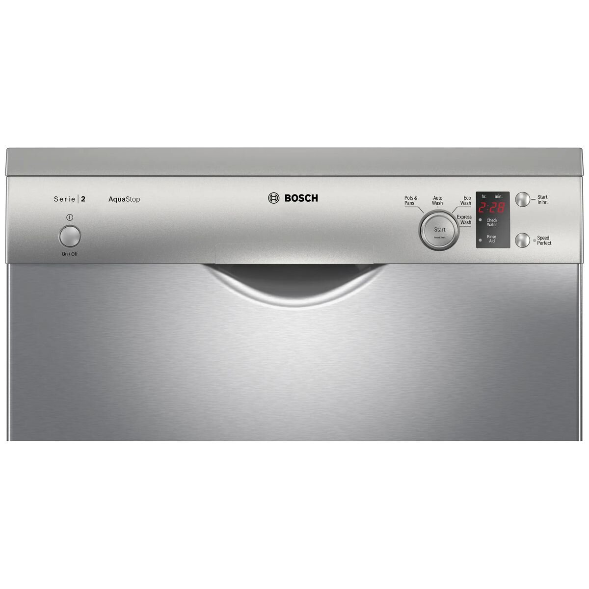 Bosch silver 2025 inox dishwasher