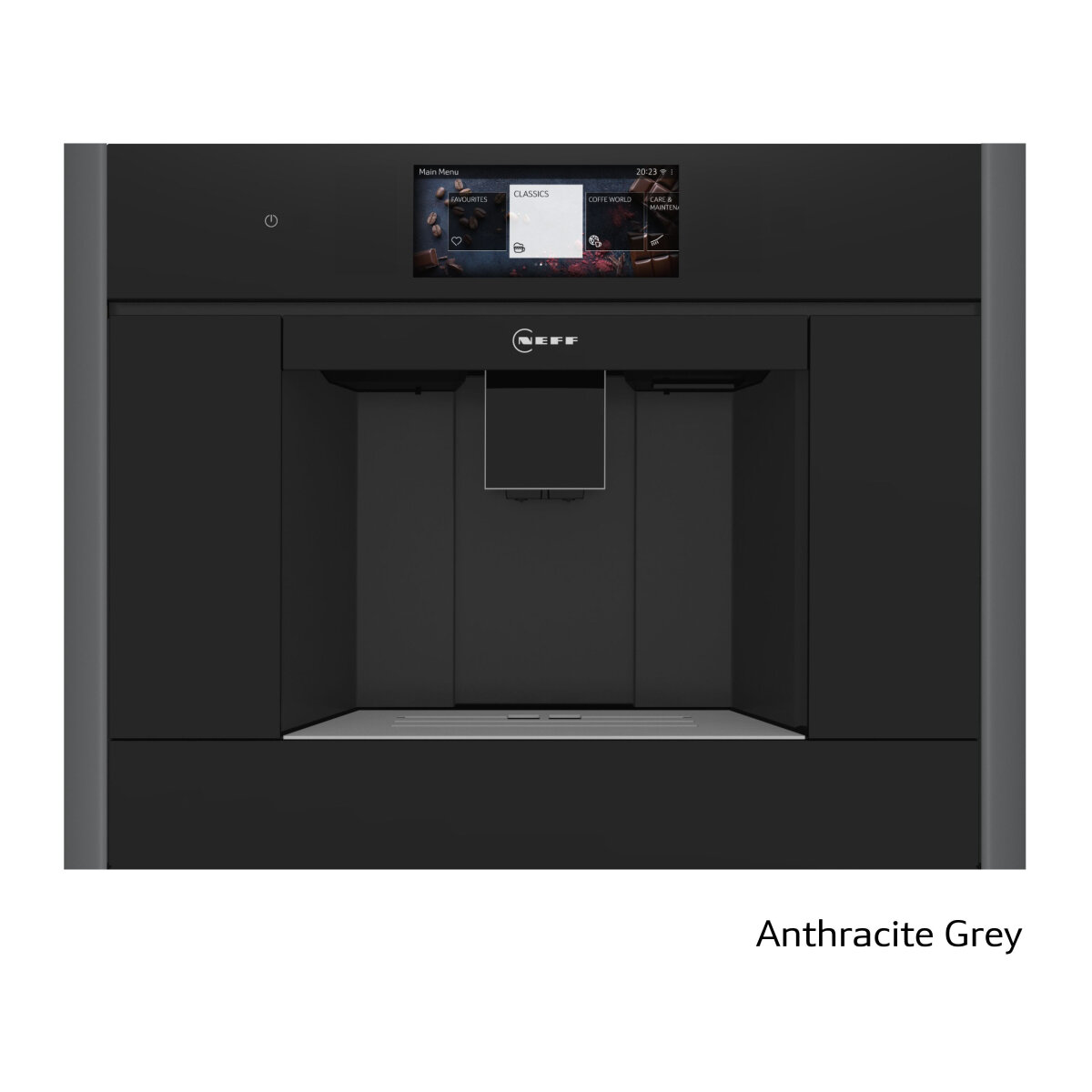 NEFF N90 Built-In Fully Automatic Coffee Machine Anthracite Grey CL9TX11Y0-AG hero image