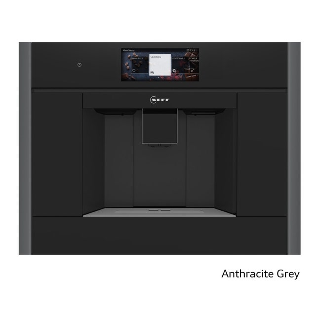 Neff Machine NEFF N90 Built-In Fully Automatic Coffee Machine Anthracite Grey ...
