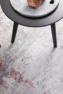 Rug Culture Illusions Medium Silver & Blush Rug 220X150CM - ILU156BLUSH220X150 hero image