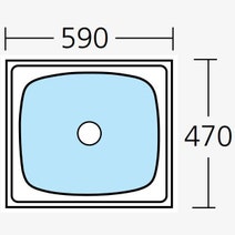 Oliveri 45L Laundry Tub With Rinse Bypass TI45S hero image
