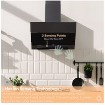 Linarie 60cm Gruissan Black Canopy Rangehood RAHSL60B3 hero image