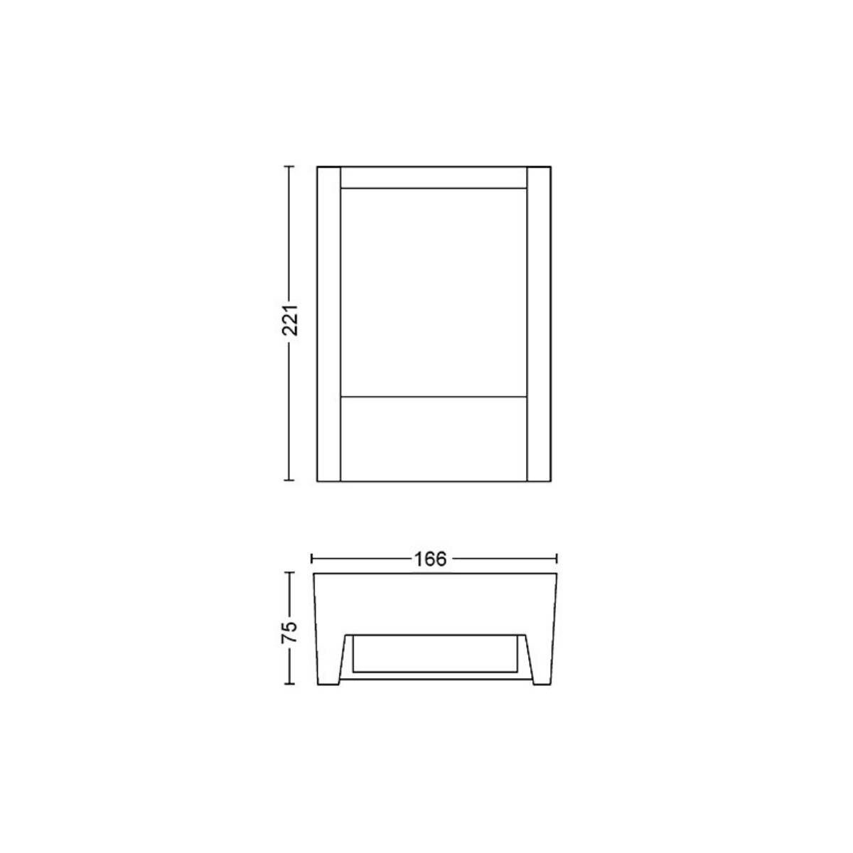 Philips Hue Fuzo Outdoor Wall Light HUEFUZOWALL hero image