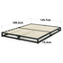 Zinus King 15cm Joseph Metal Bed Frame with Bed Platform Base Black AU-MBBF-6K image NaN