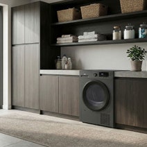 Mykin 8kg Front Load Washer & 10kg Heat Pump Dryer Black Package (Not Stackable) MFLW800BMHPD1000B hero image