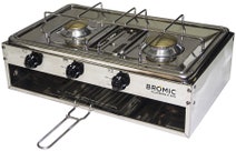 Bromic 2020069 50cm Marine-Lido Junior Deluxe 2 Burner with Gimbal and Pot Holder hero image