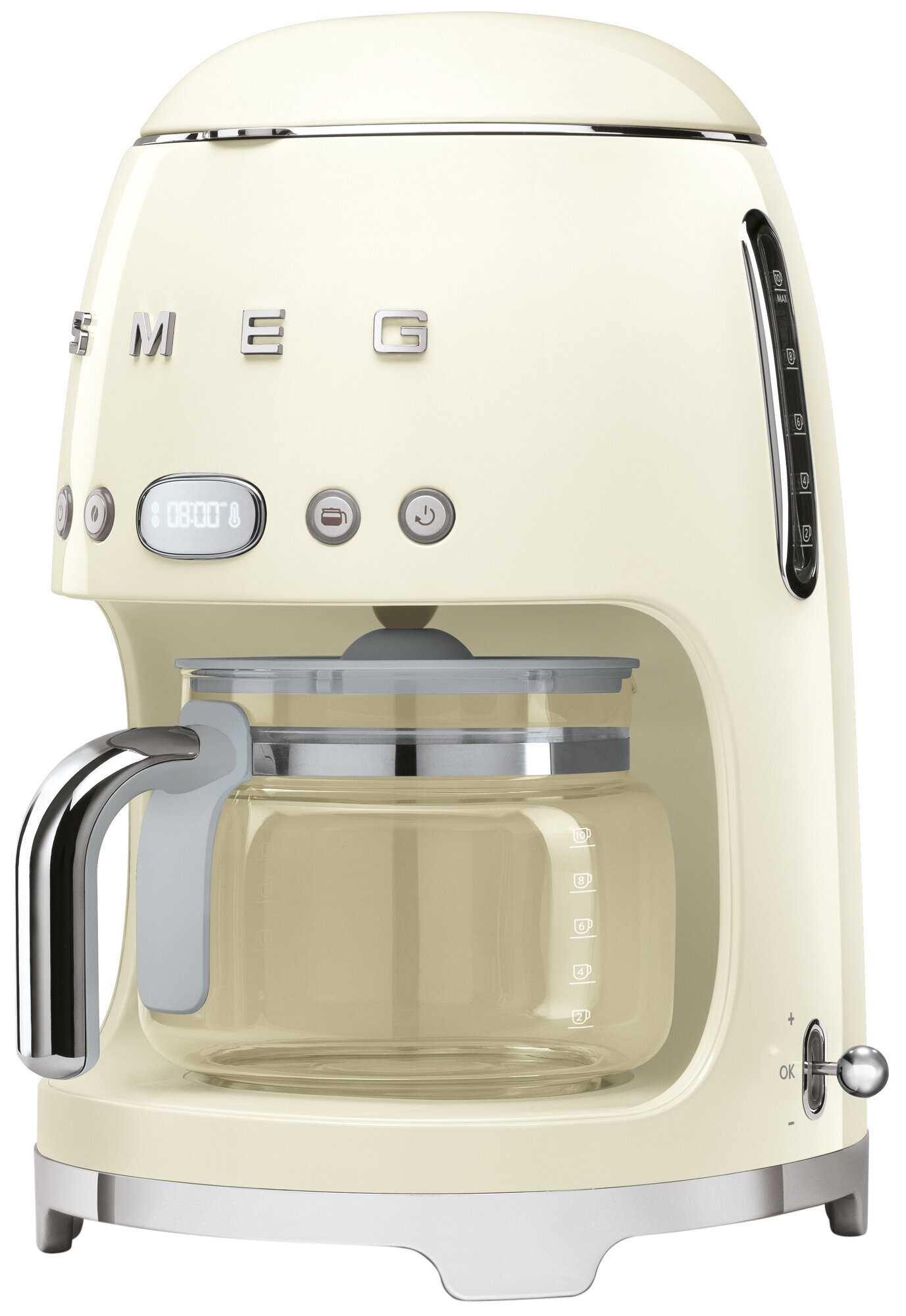 Smeg 50s Retro Style Drip Filter Coffee Machine Cream DCF02CRAU hero image