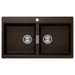 Abey Schock Horizont Double Bowl Sink Bronze N200BZ hero image