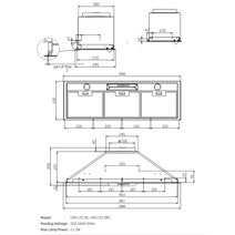 Schweigen 90cm Matte Black UnderMount Rangehood with ISO Drive SP Motor UM1170-9SBSEPAK hero image