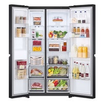 LG 655L Side by Side Fridge GS-B655MBL hero image