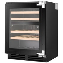 Artusi 39 Bottle Dual Zone Integrated Wine Cabinet Black AINT119GWE hero image