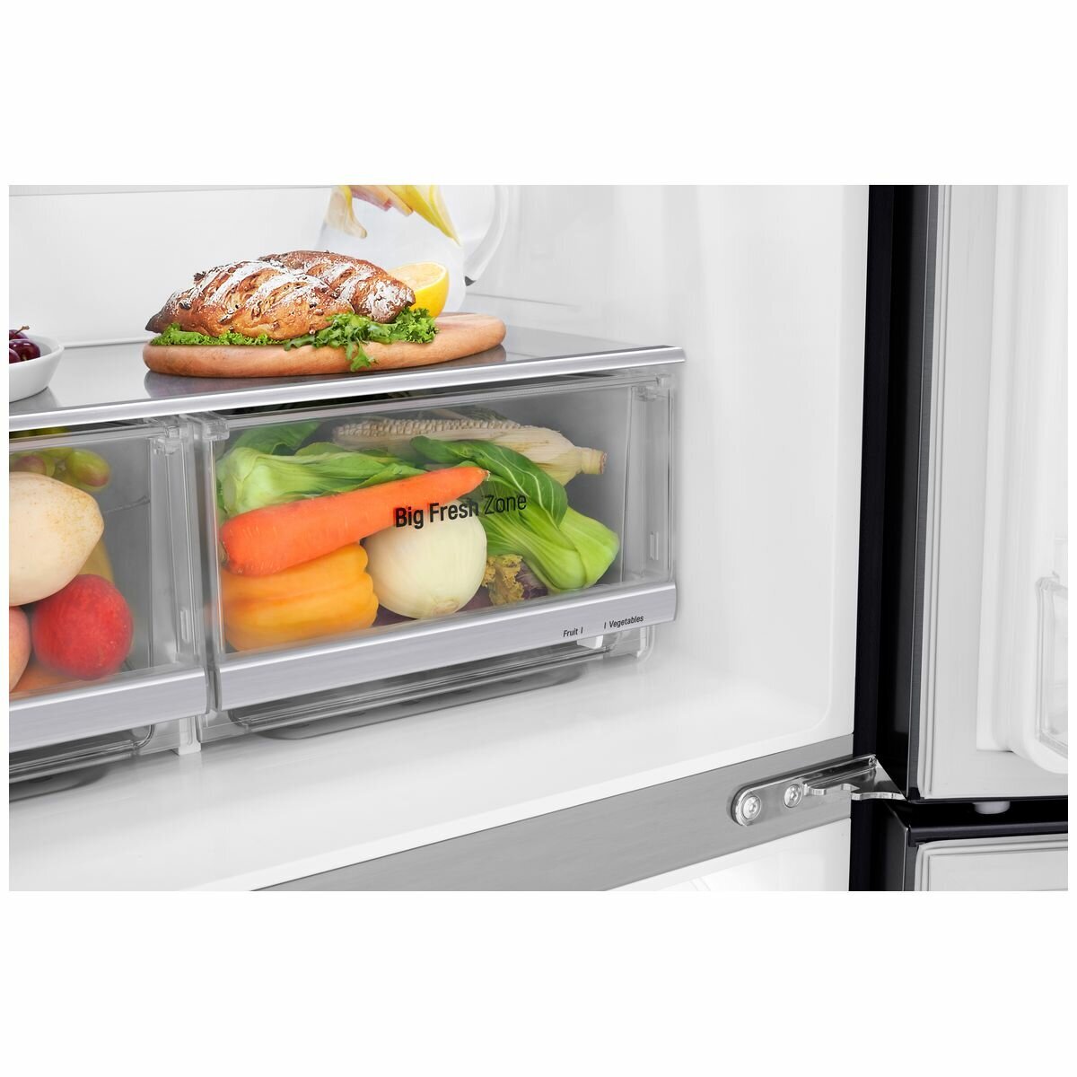 Lg 570 litre french store door fridge freezer