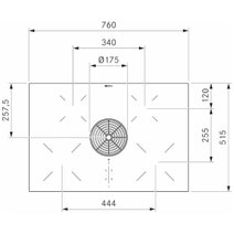 Bora Pure 76cm Induction Cooktop with Integrated Cooktop Extractor - Exhaust Air PURA hero image