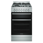 Westinghouse 54cm Dual Fuel Stainless Steel Upright Stove WFE512SC hero image
