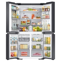 Samsung 809L AI Family Hub French Door Fridge with Internal Beverage Centre Matte Black SRF9800BFH hero image