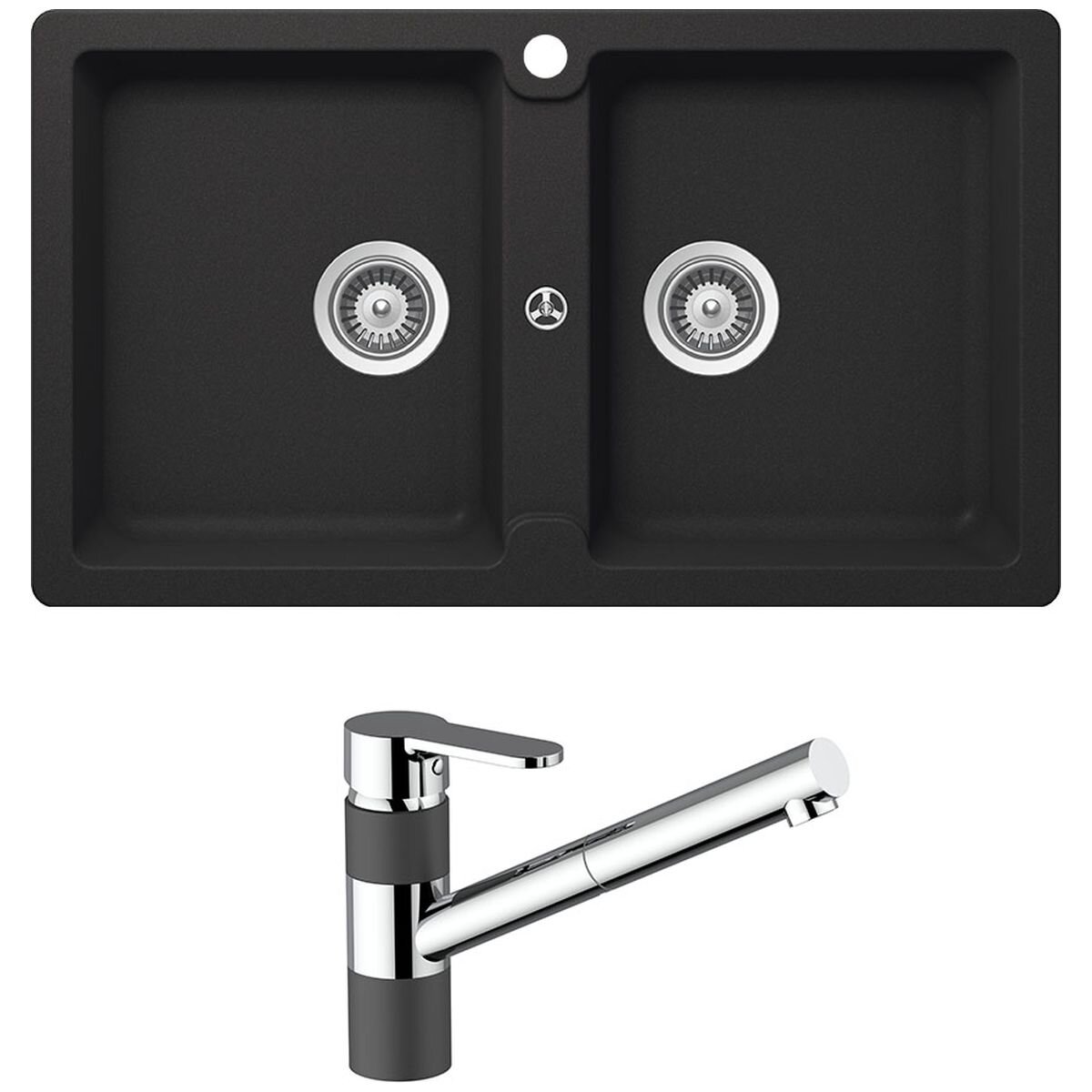 Abey Schock Typos Double Sink & Armando Vicario ISA Kitchen