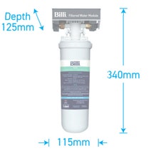 Billi Home FT Still Filtered Water with Round Slimline Dispenser Chrome 911000RCH hero image