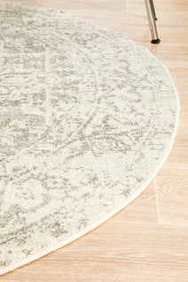 Rug Culture Evoke Medium White Silver Rug 200X200CM - EVO-253-WSIL-200X200 hero image