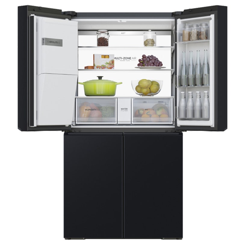 Haier 601L Quad Door Refrigerator with Ice and Water Dispenser