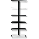 KingsBottle 6 Bottle H-Type Wall Mounted Metal Wine Rack WMRH-06B hero image