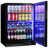 Schmick Glass Door Under Bench Bar Fridge Black SK156R-B image NaN