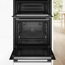 Bosch 60cm Series 6 Built In Double Oven Stainless Steel MBG578FS3A hero image