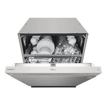 LG 60cm 14 Place Setting QuadWash Built Under Dishwasher Stainless Steel XD4B24UPS hero image