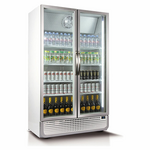 Husky 975L Glass Double Door Fridge C10PRO-H-WH-AU-HU hero image