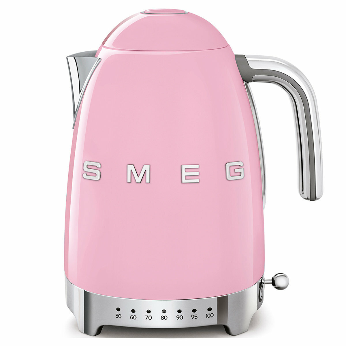 Smeg Kettle and Four Slice Toaster Breakfast Pack Pink