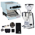La Marzocco Linea Mini Blue Home Package with Stainless Steel Grinder WA-MPACKBLS image NaN