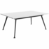 OLG Team Meeting Tables 1800x1200 Black Frame/ White Worktop OG_TT1812_B_W image NaN