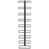 KingsBottle 9 Bottle H-Type Wall Mounted Metal Wine Rack WMRH-09B image NaN